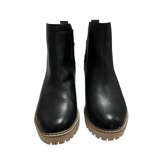 DV Dolce Vita Reilly Wedge Lug Chelsea Booties Black Size 11 Women’s - Picture 3 of 10